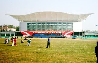 Weifang International Kite Festival viewing platform